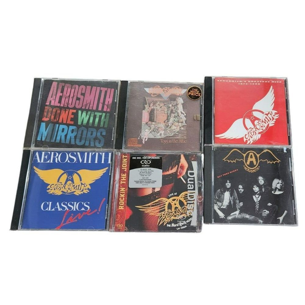 Aerosmith CD Audio Disk Lot